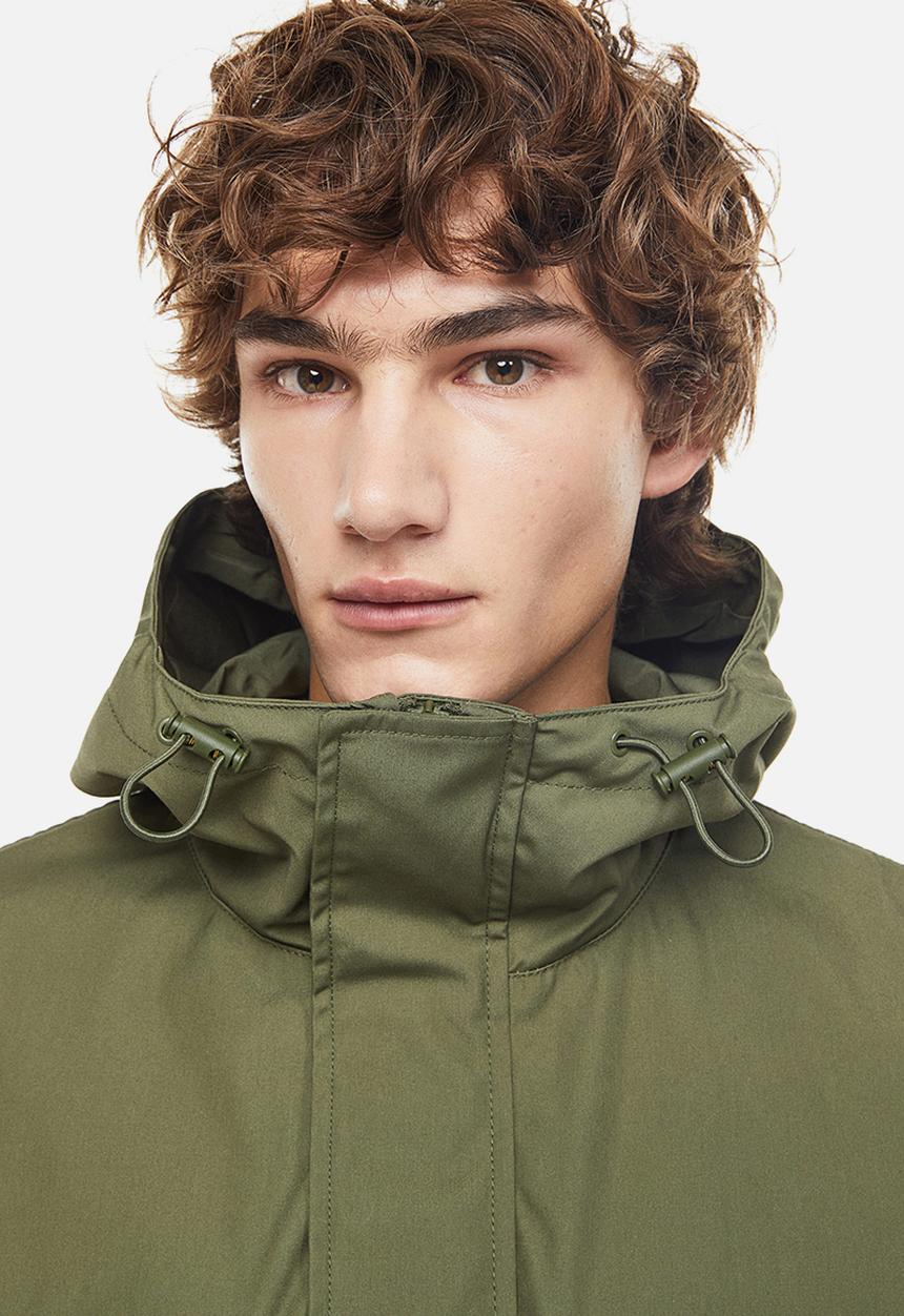 H&M - Water-repellent hooded jacket - green