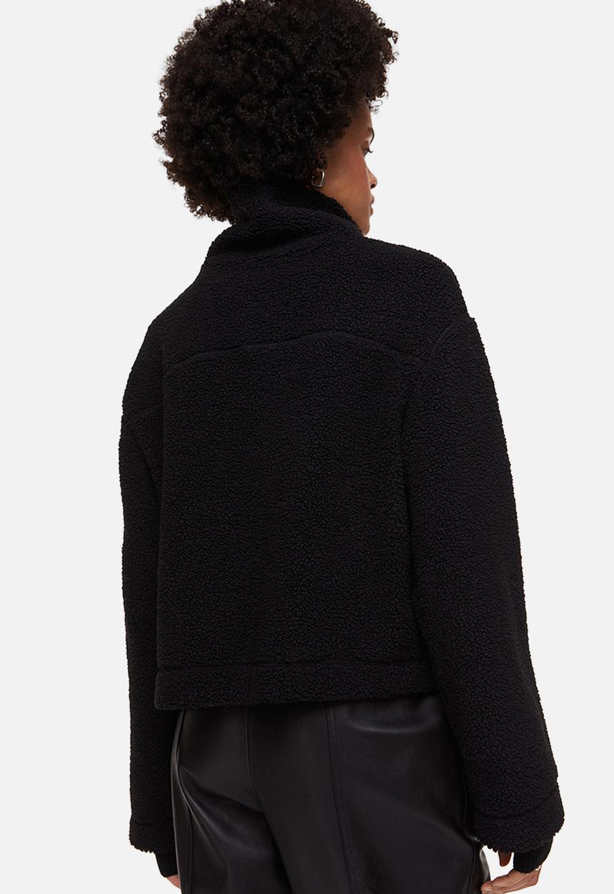 H&M - Teddy jacket - black