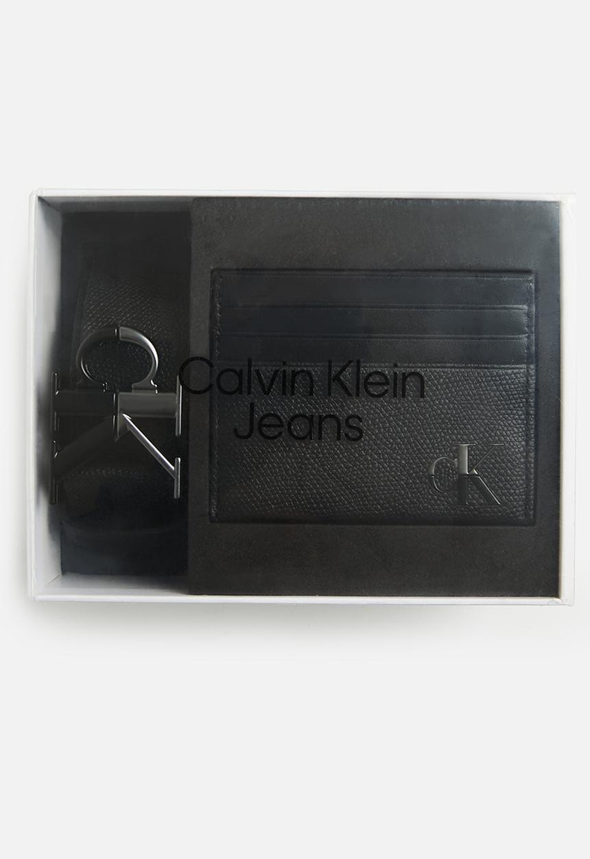 Calvin Klein - Mono buckle + cardholder 6cc - black