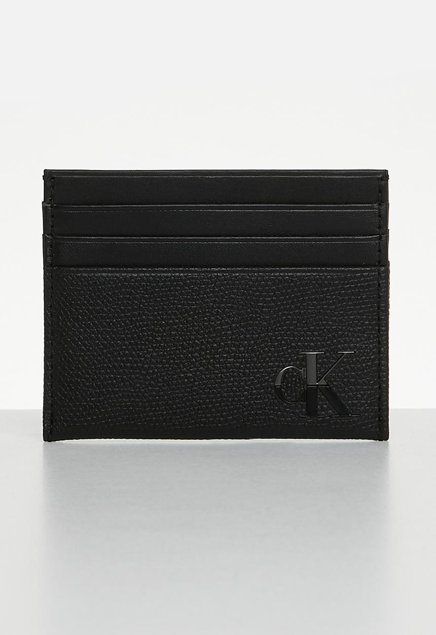 Calvin Klein - Mono buckle + cardholder 6cc - black