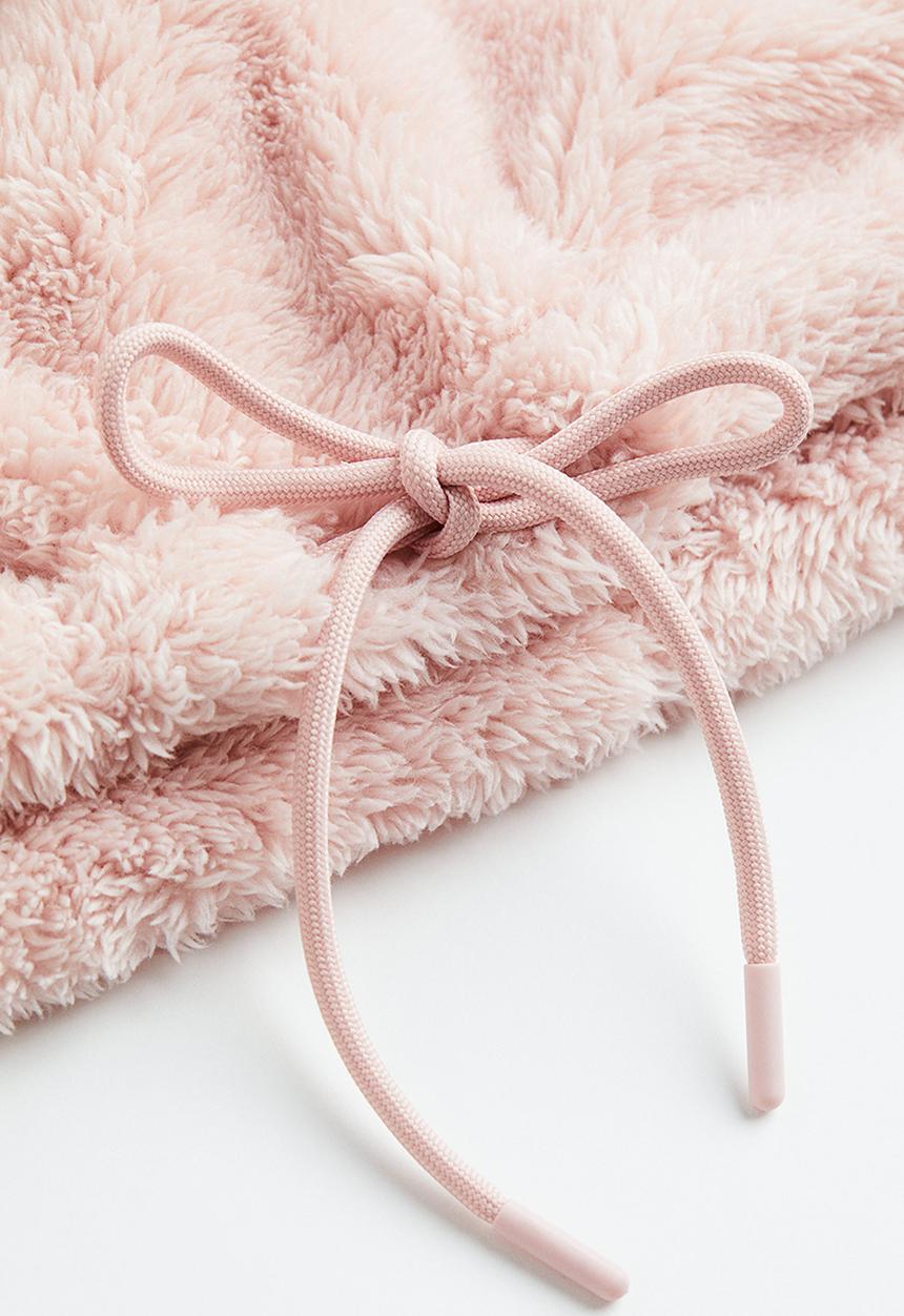 H&M - Teddy hoodie - pink