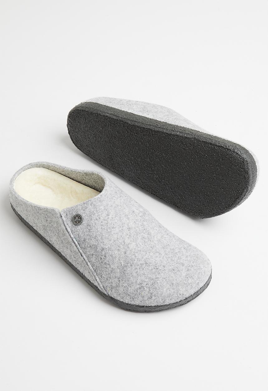 Birkenstock - Zermatt shearling felt regular - light gray