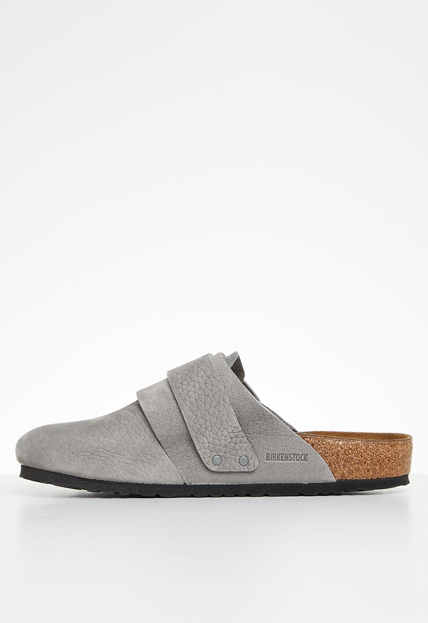 Birkenstock - Nagoya nubuk leather regular - desert buck whale gray