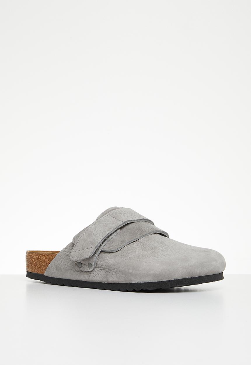 Birkenstock - Nagoya nubuk leather regular - desert buck whale gray
