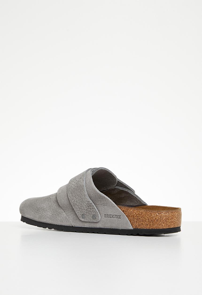 Birkenstock - Nagoya nubuk leather regular - desert buck whale gray