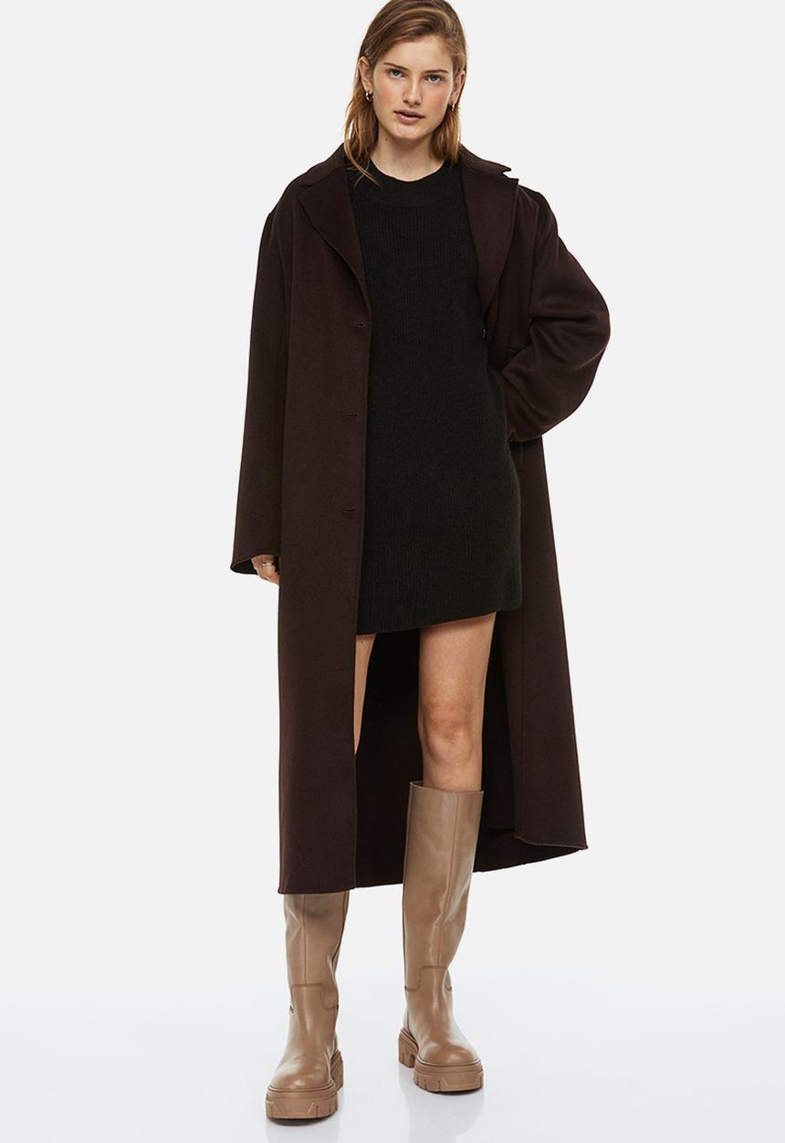 H&M - Knitted dress - black