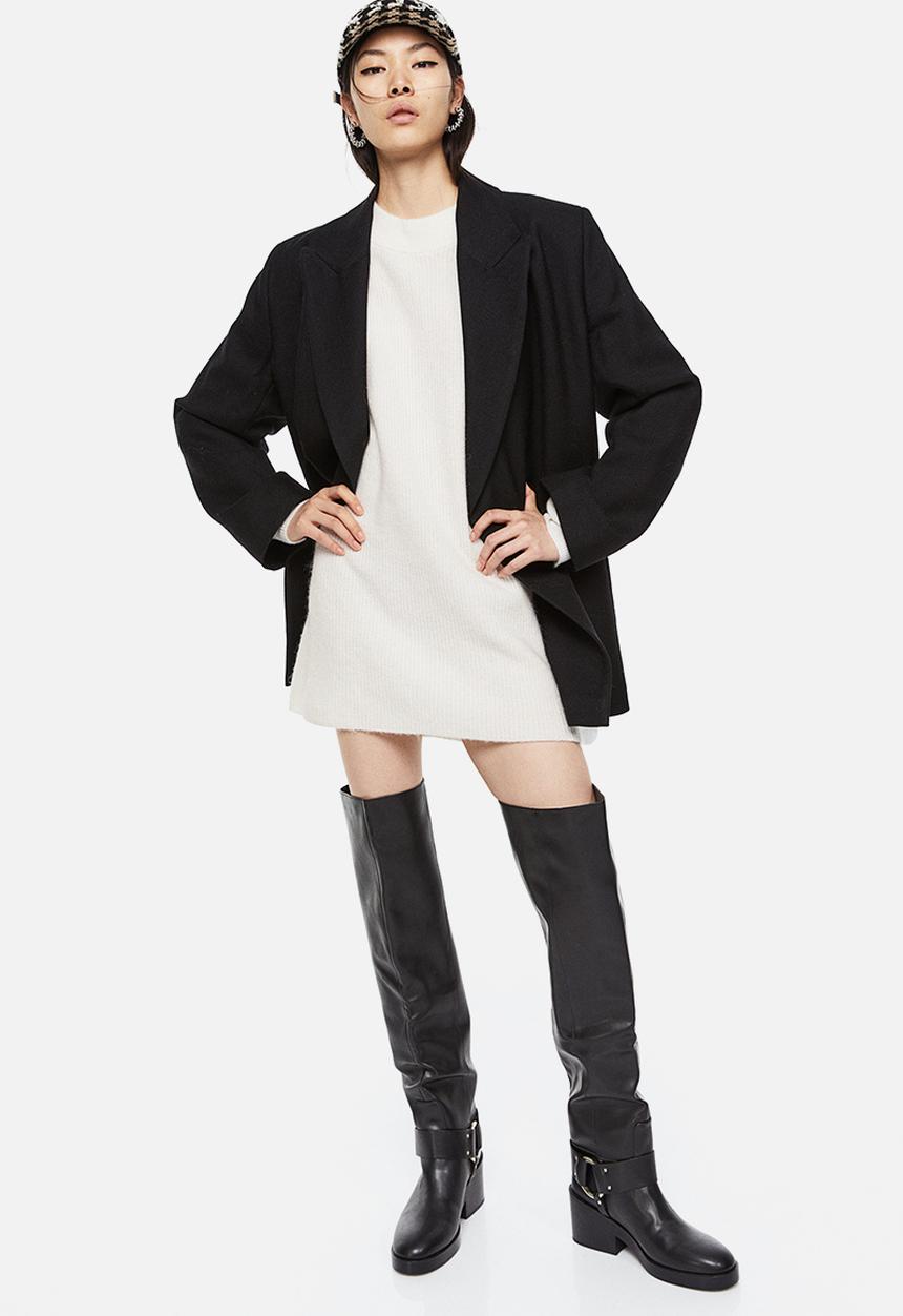H&M - Knitted dress - cream