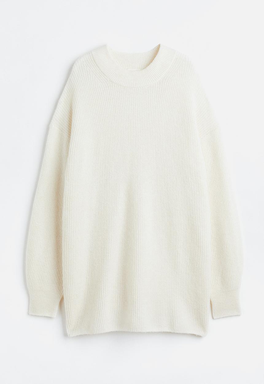 H&M - Knitted dress - cream