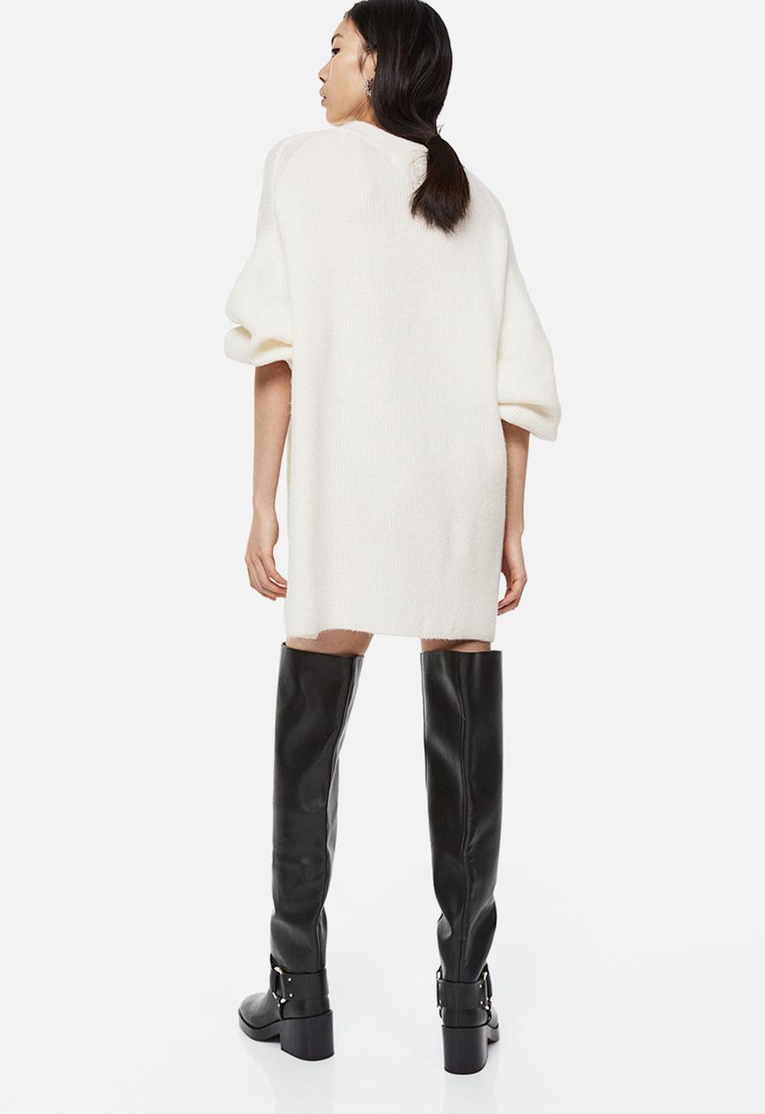 H&M - Knitted dress - cream