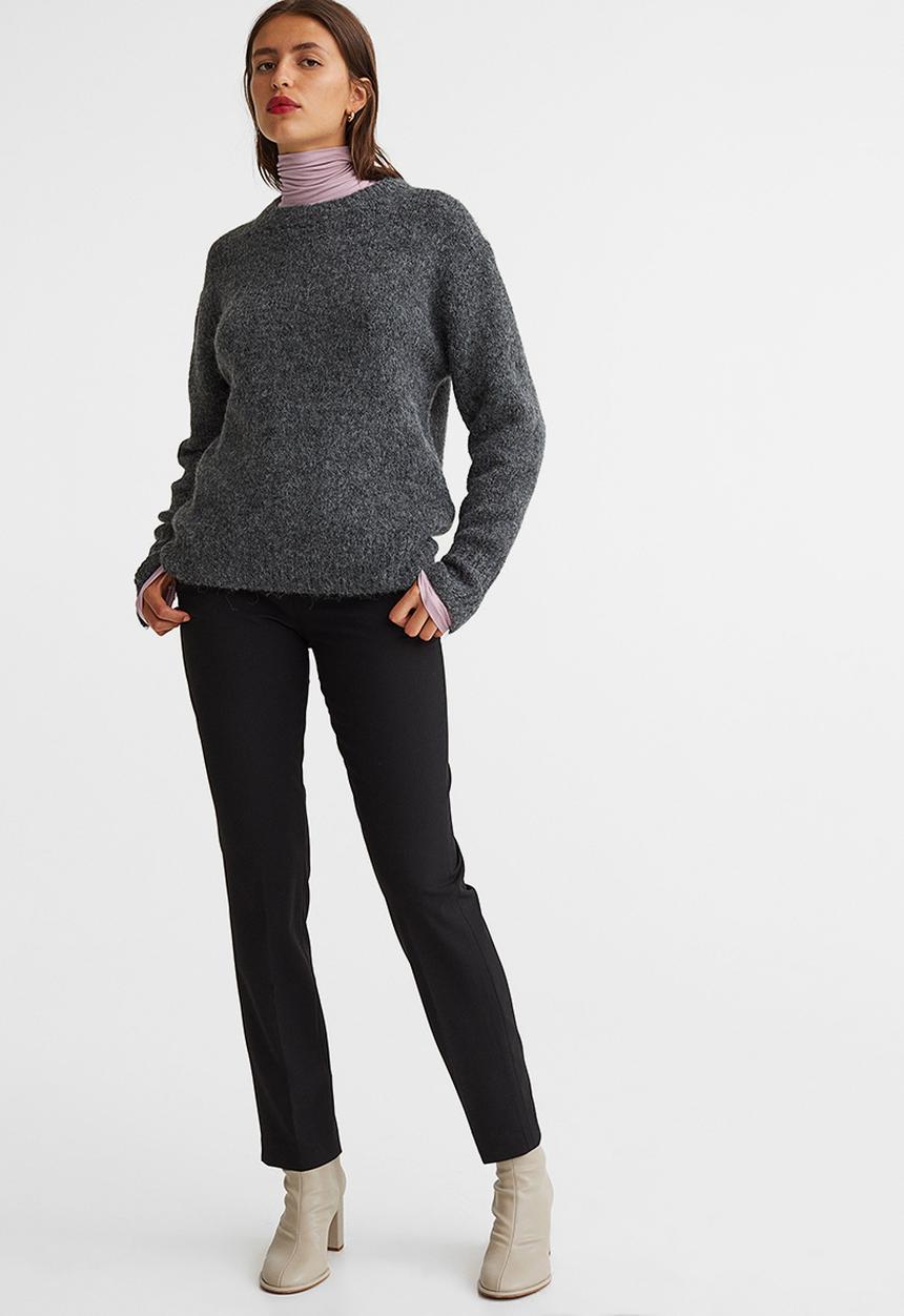 H&M - Knitted jumper - dark grey