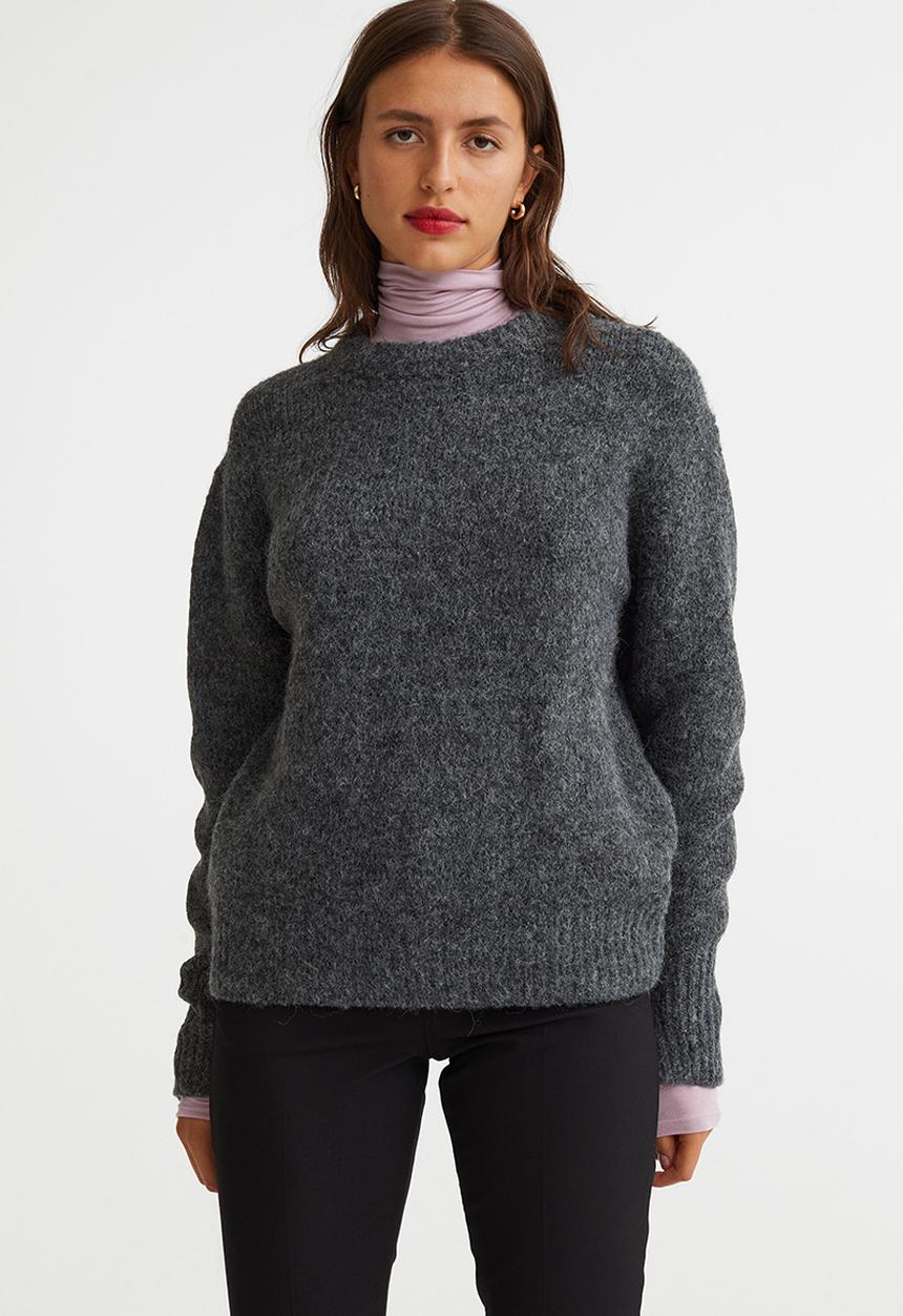 H&M - Knitted jumper - dark grey