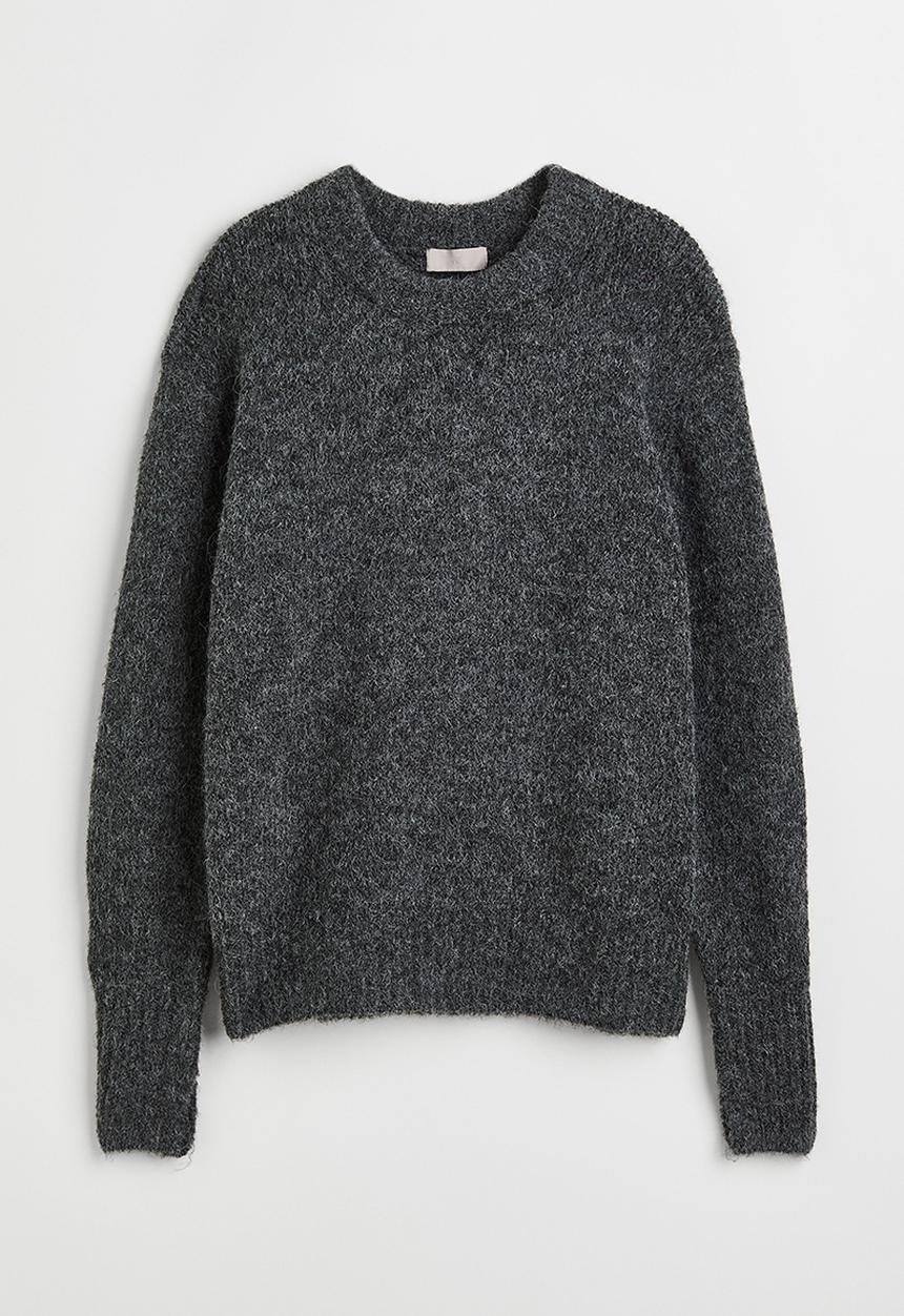 H&M - Knitted jumper - dark grey