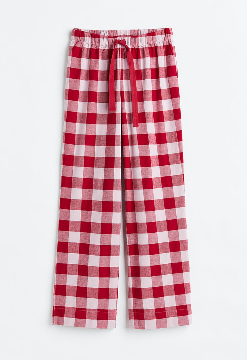 H&M - Pyjama bottoms -  red/checked