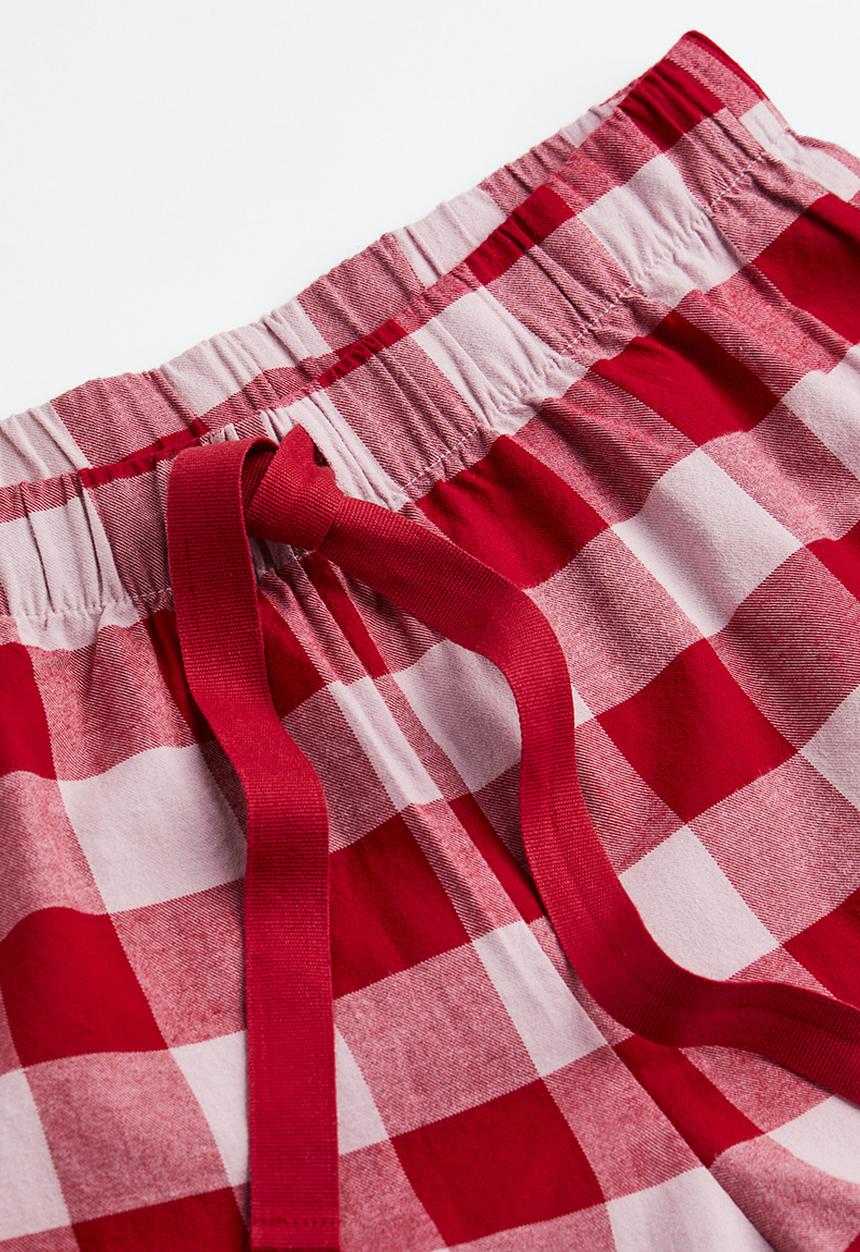 H&M - Pyjama bottoms -  red/checked