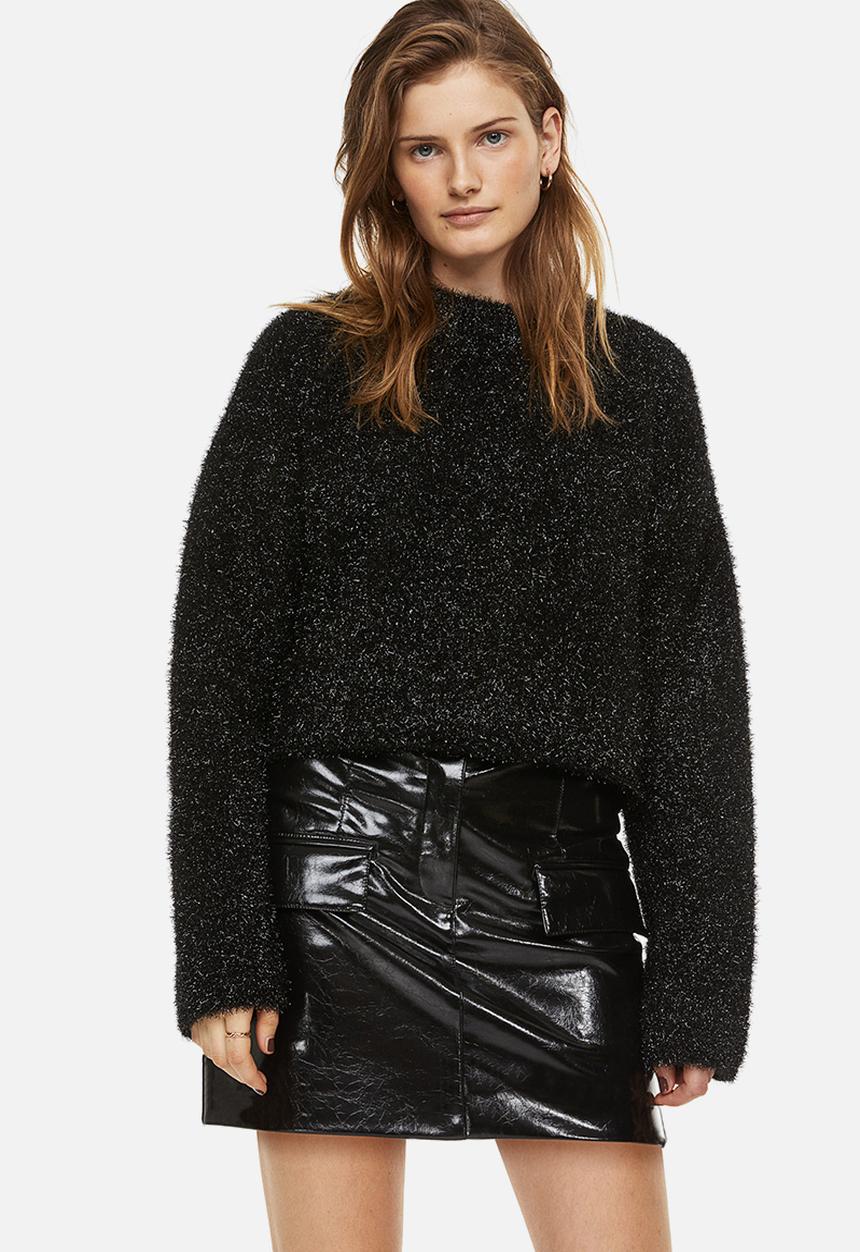 H&M - Glittery jumper - black