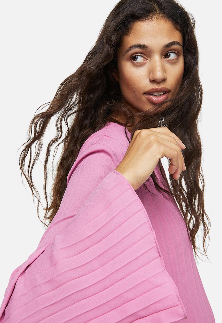 H&M - Pleated dress - pink