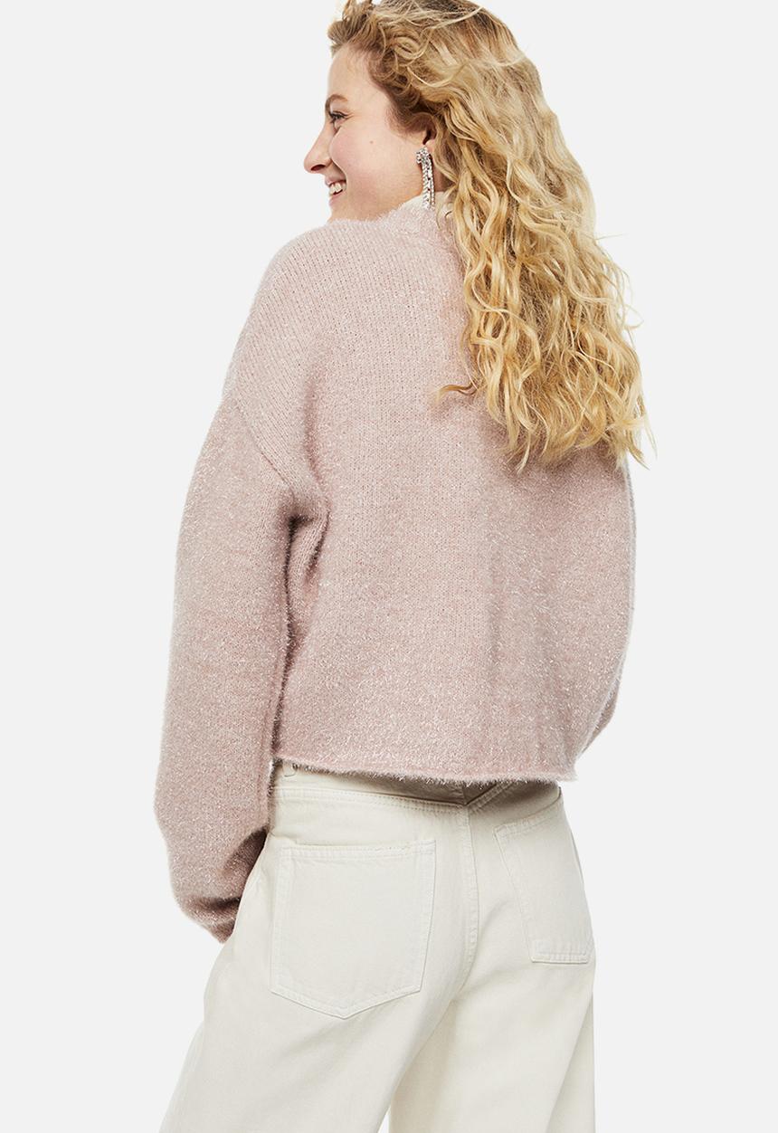 H&M - Glittery jumper - light beige