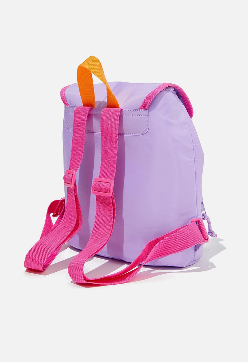 Cotton On - Polly hiker backpack - lilac drop/raspberry pink