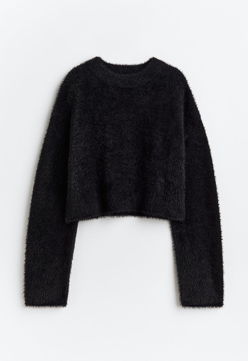 H&M - Fluffy jumper - black