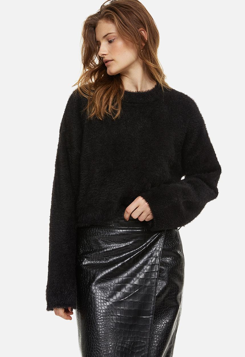 H&M - Fluffy jumper - black