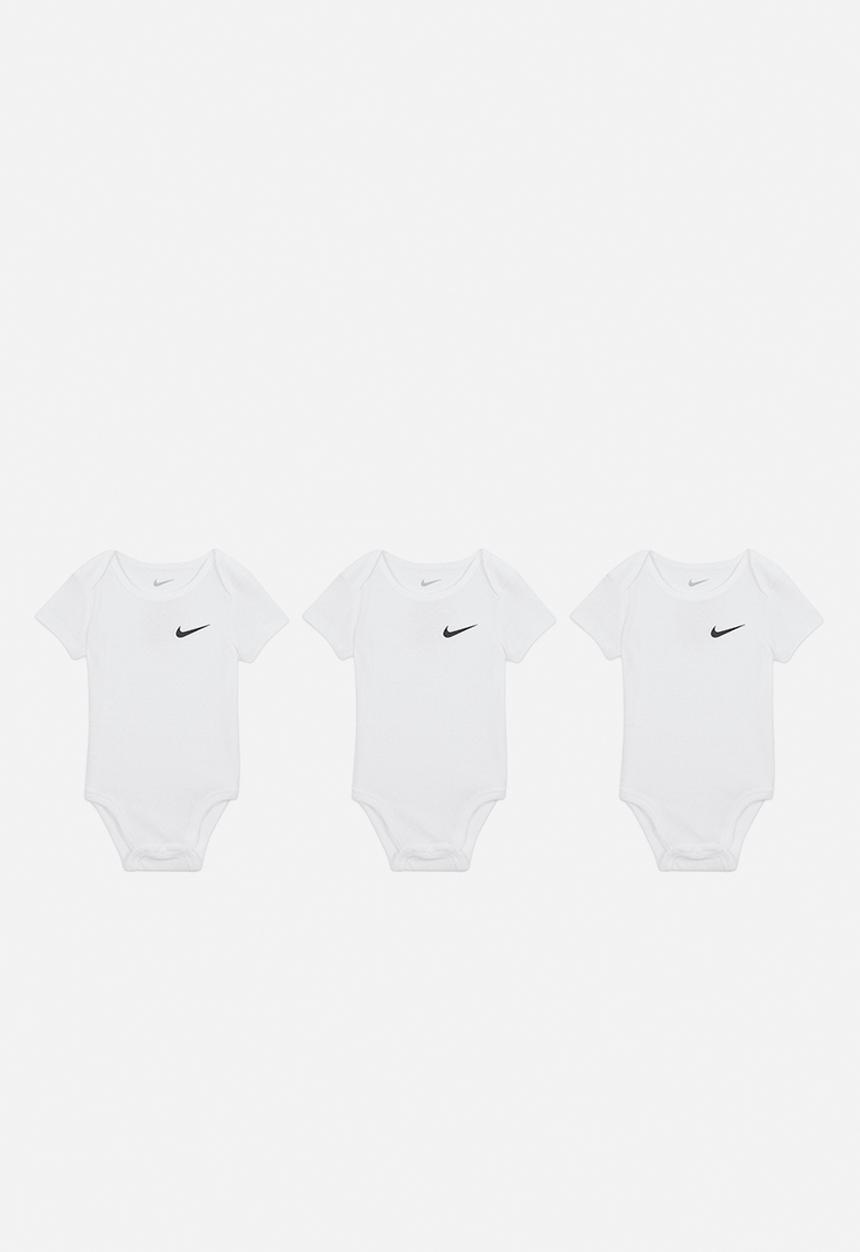 Nike - Nkn mini me 3 pack bodysuit - white