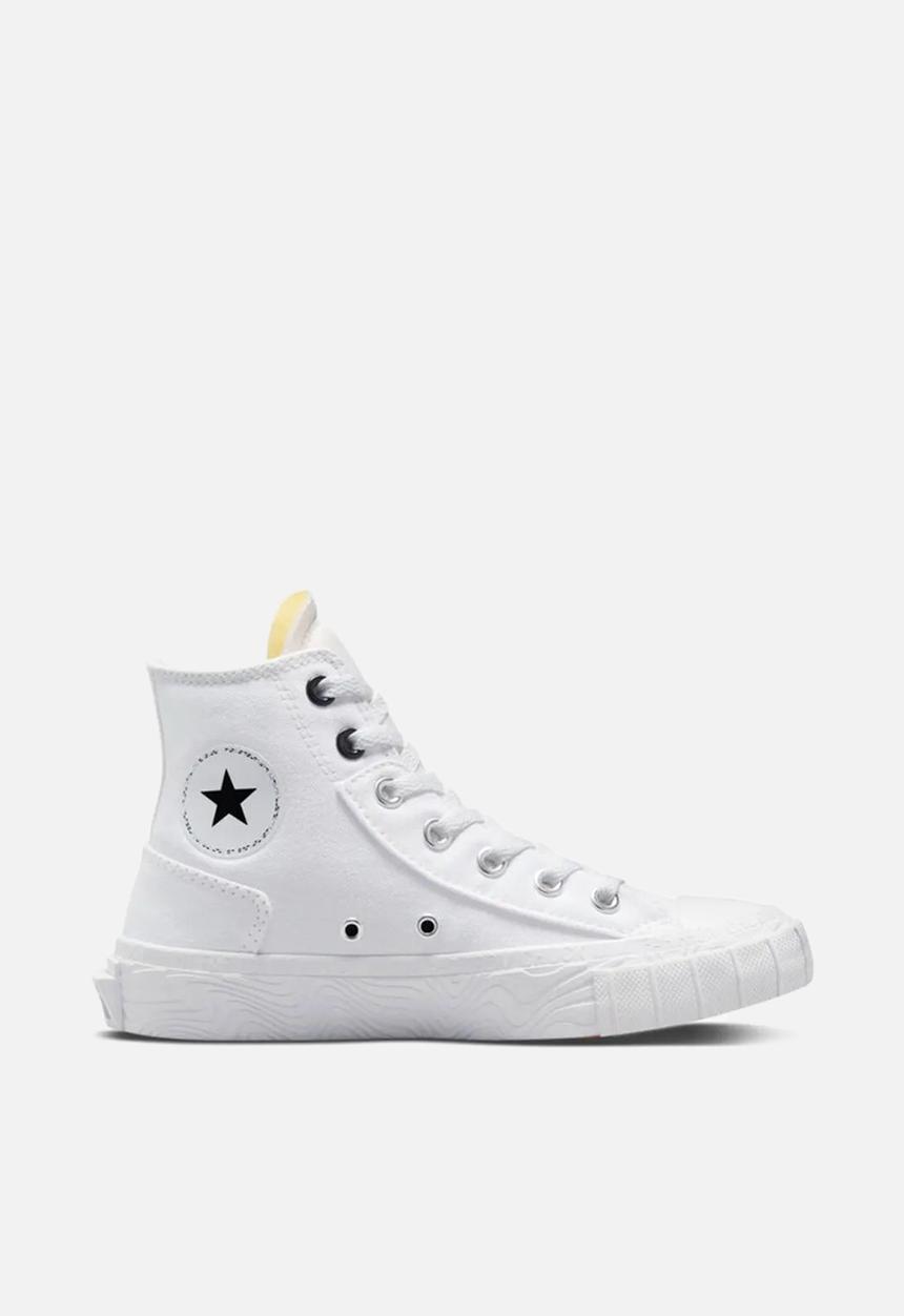 Converse - Chuck taylor alt star canvas hi - white/black/yellow