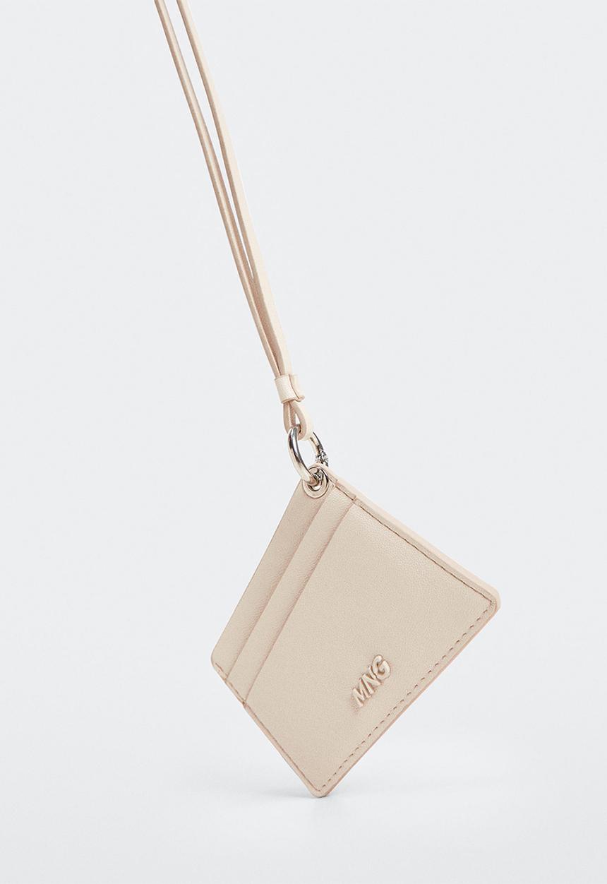 MANGO - Card holder g-trap - off white