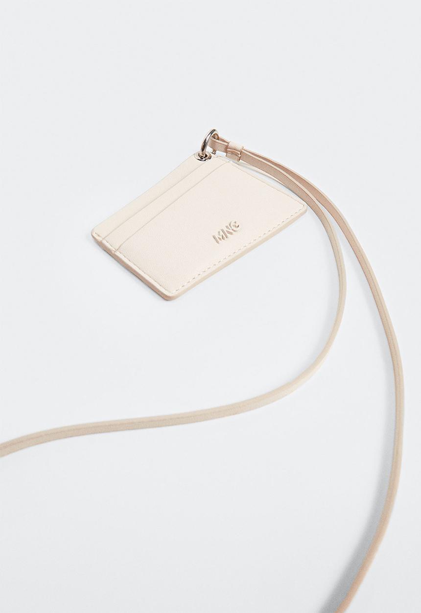 MANGO - Card holder g-trap - off white