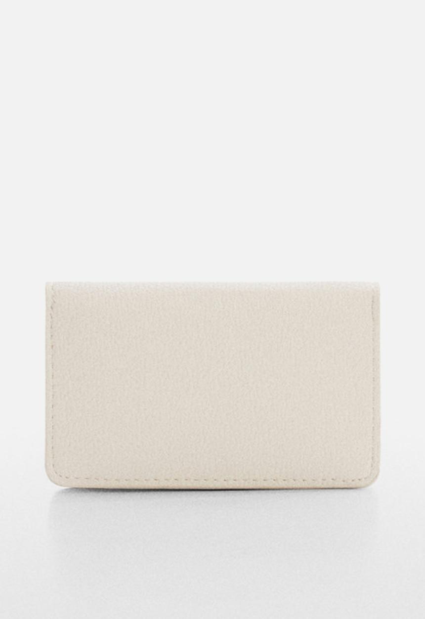 MANGO - Wallet malva - white