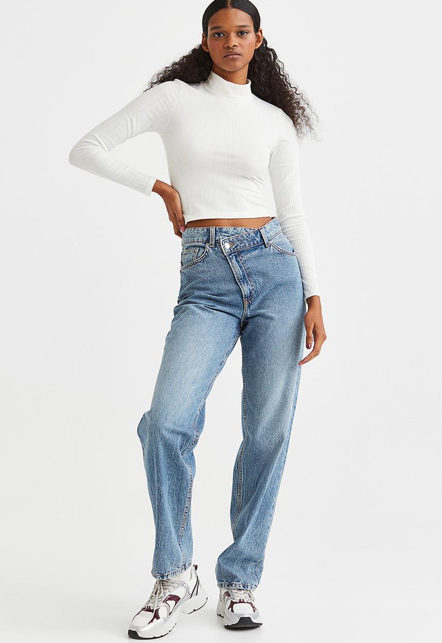 H&M - Long-sleeved top - white