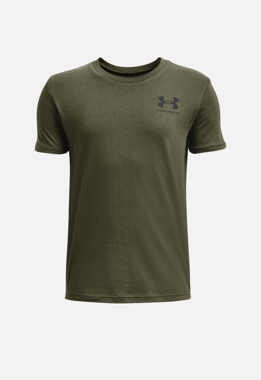 Under Armour - Ua sportstyle left chest short sleeve - khaki