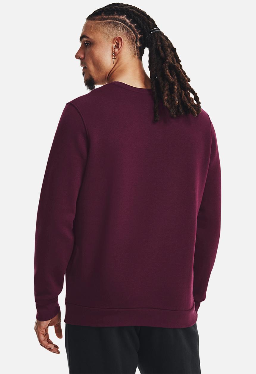 Under Armour - Ua essential fleece crew - purple stone