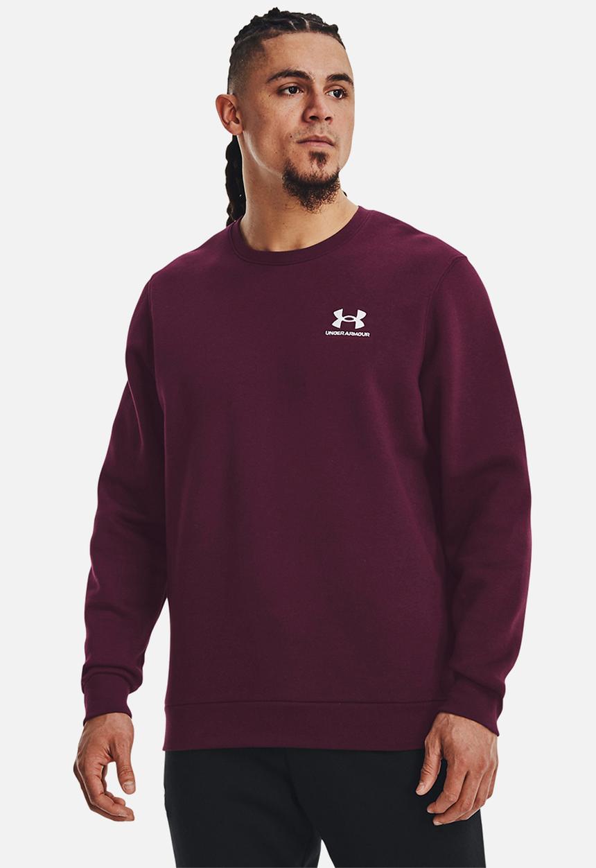 Under Armour - Ua essential fleece crew - purple stone