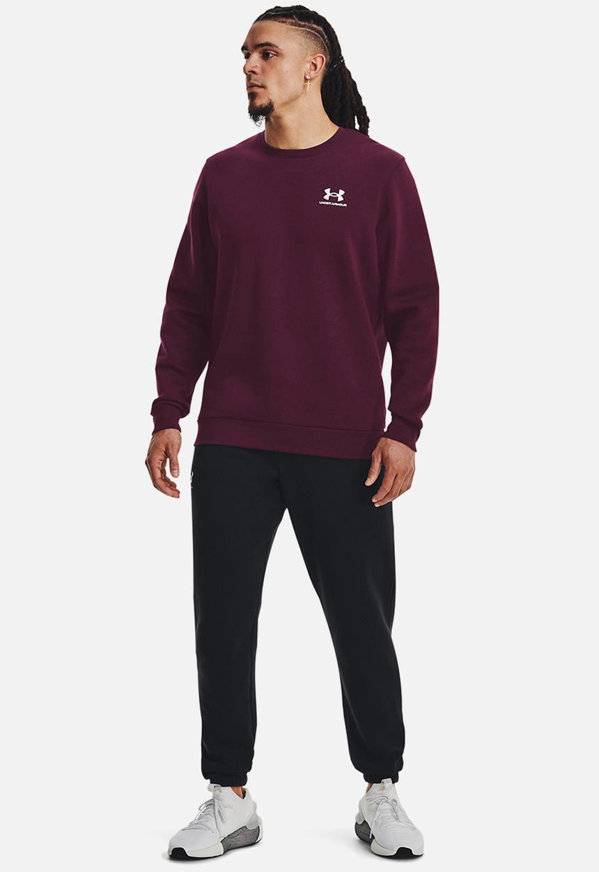 Under Armour - Ua essential fleece crew - purple stone