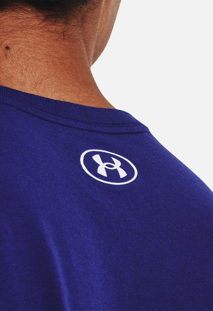 Under Armour - Ua camo chest stripe short sleeve - sonar blue