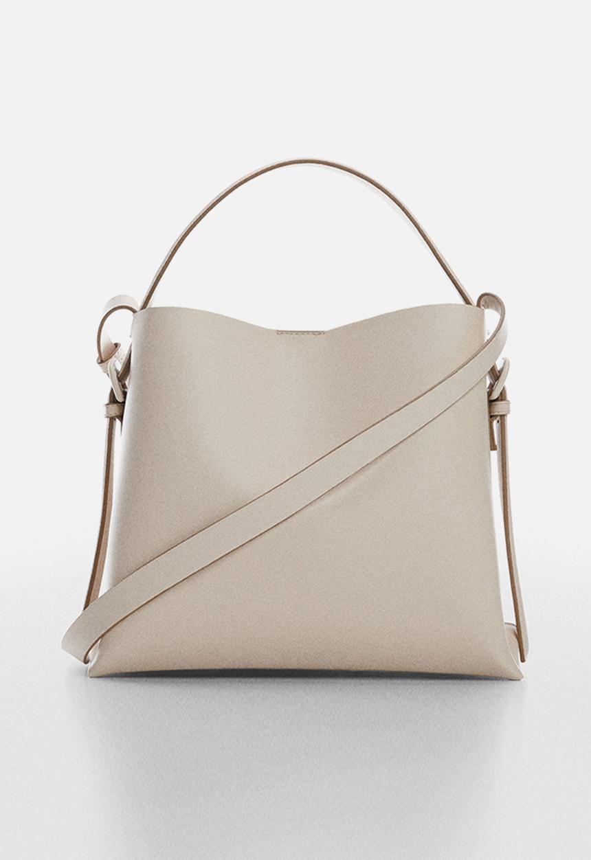 MANGO - Bag luciam - off white 