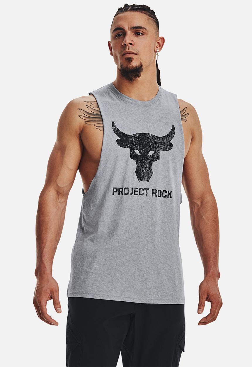 Under Armour - Ua project rock brahma bull tank - steel light heather