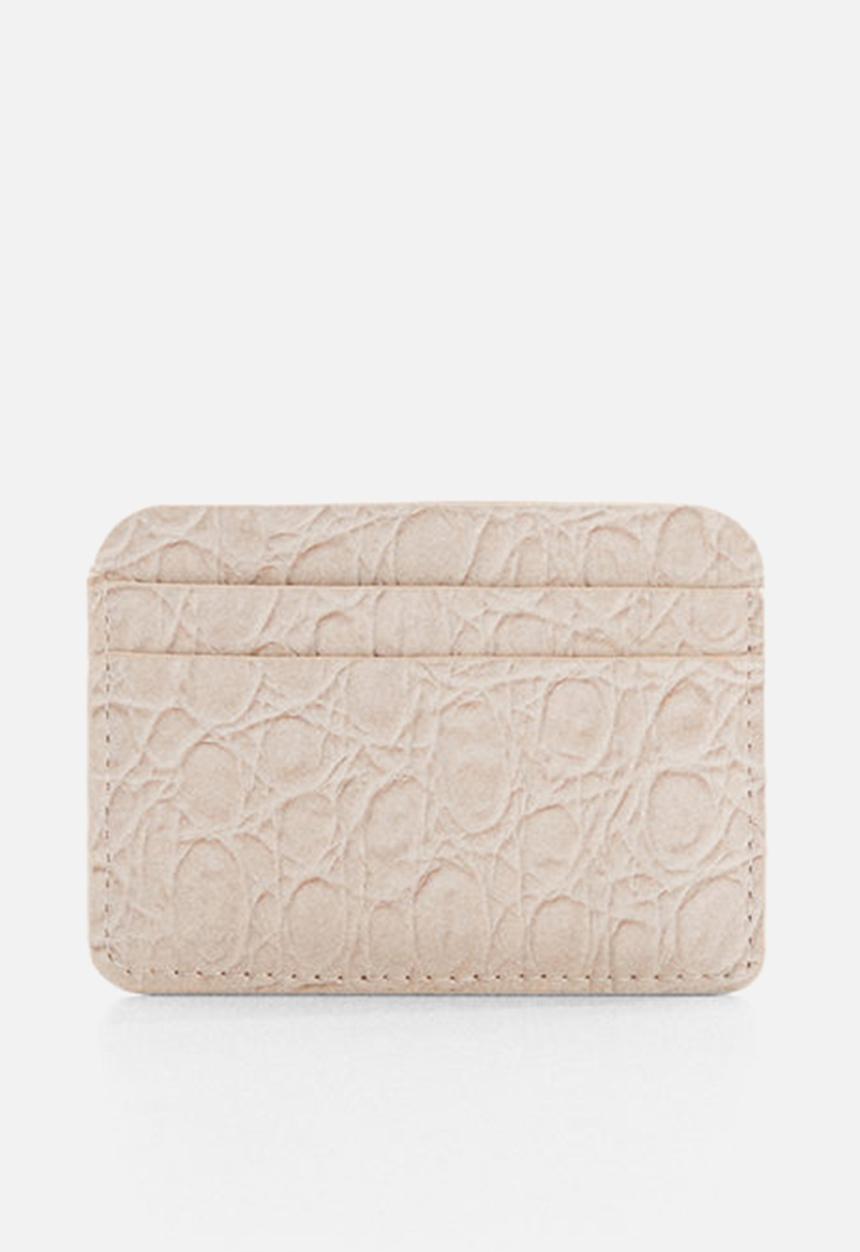 MANGO - Card holder ona - off white