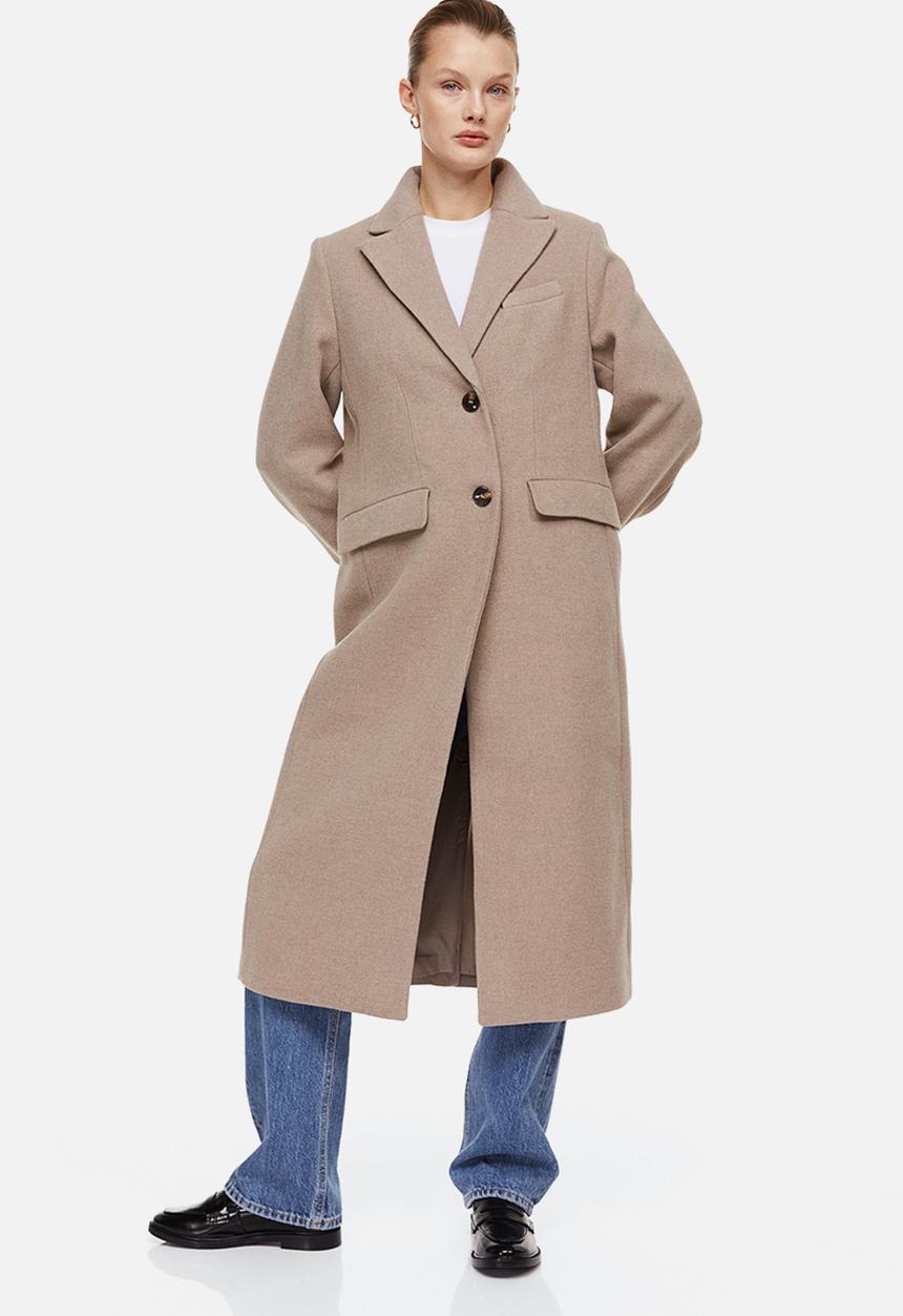 H&M - Single-breasted coat - beige
