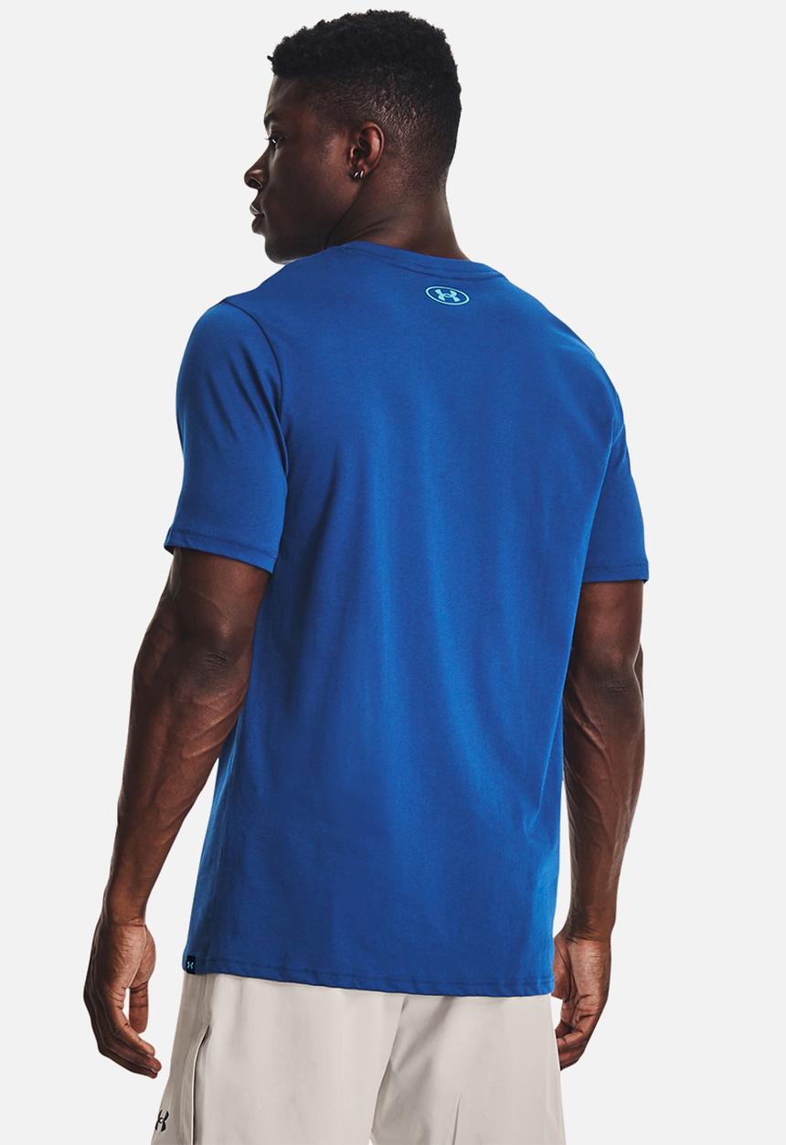 Under Armour - Ua project rock training short sleeve - blue mirage