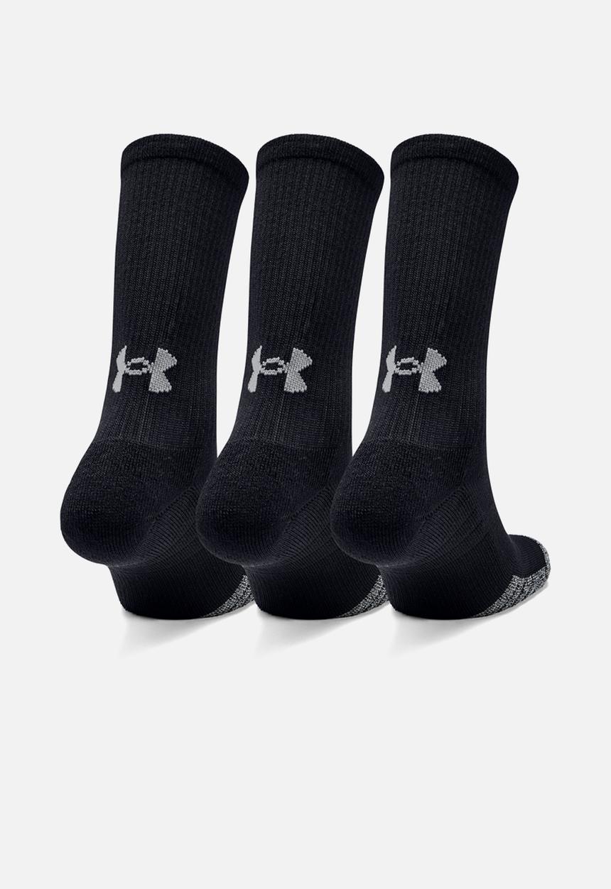 Under Armour - Ua heatgear crew 3 pack - black