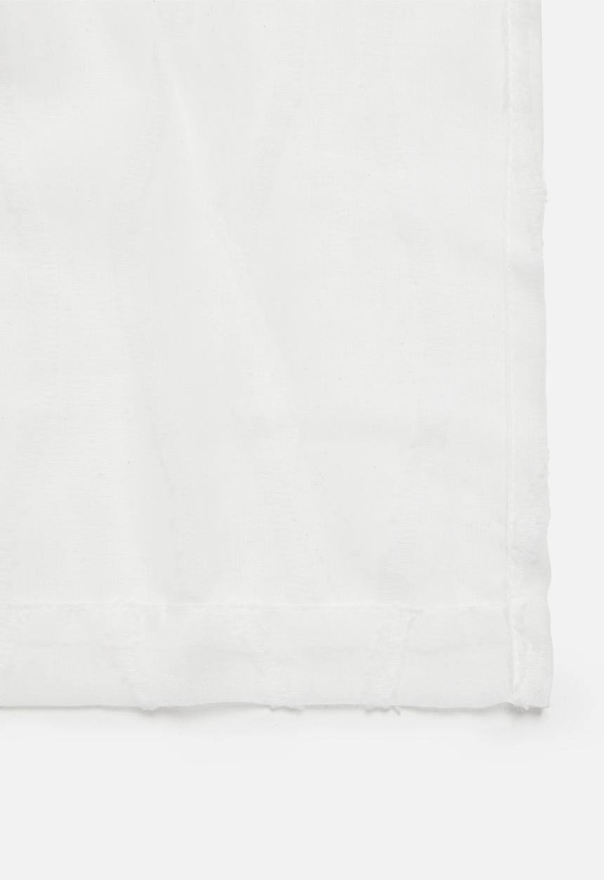 Design Collection - Wave sheer eyelet curtain -  natural/white