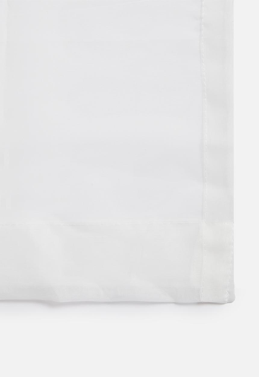 Design Collection - Plain voile eyelet curtain - white