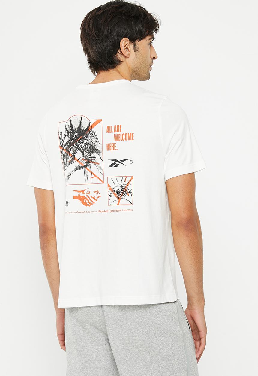 Reebok - Bb basketball ct short sleeve tee - white