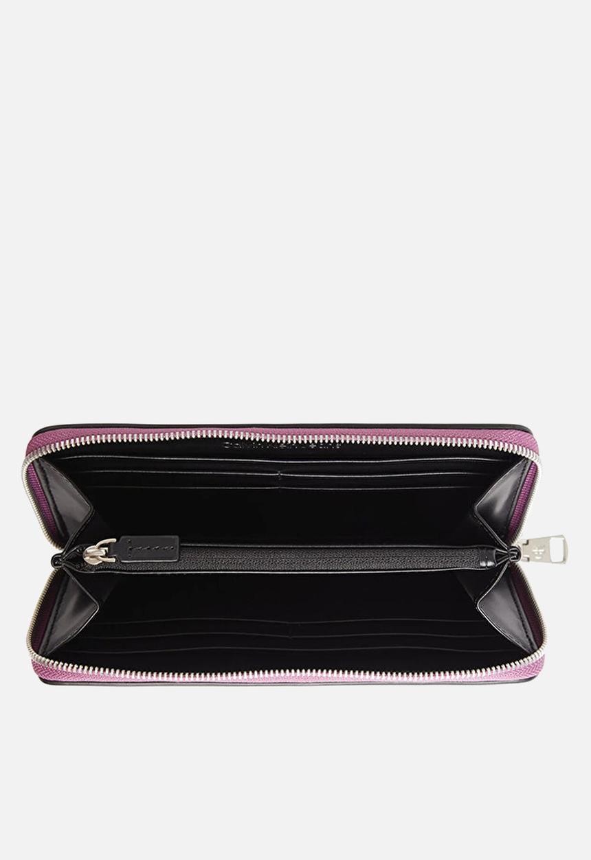 Calvin Klein - Sculpted zip around mono - berry