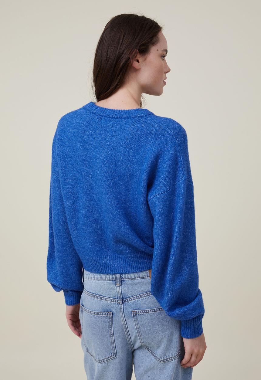 Cotton On - Blondie crew pullover - rich blue