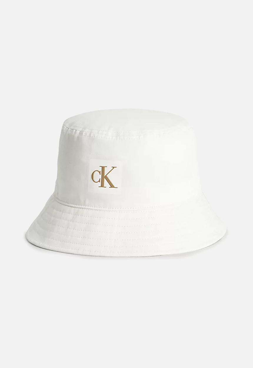 Calvin Klein - Sculpted bucket hat twill - white
