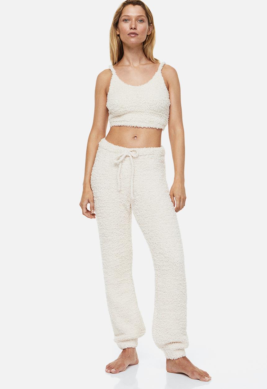 H&M - Fluffy joggers - light beige