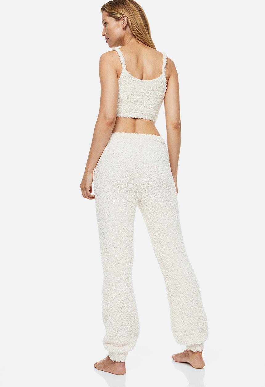 H&M - Fluffy joggers - light beige
