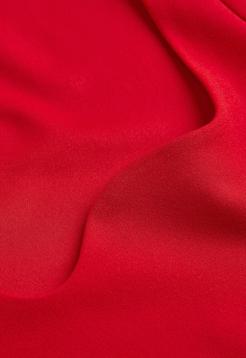 H&M - Fitted jersey top - red